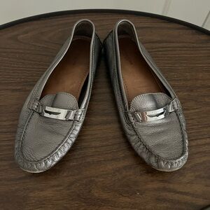 Coach Napoleon Metallic Jillian Leather Driving Loafers. Women’s 8.5.